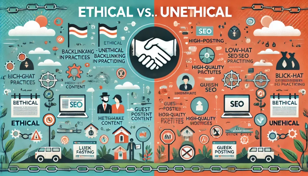 Ethical vs. Unethical Backlinking Practices