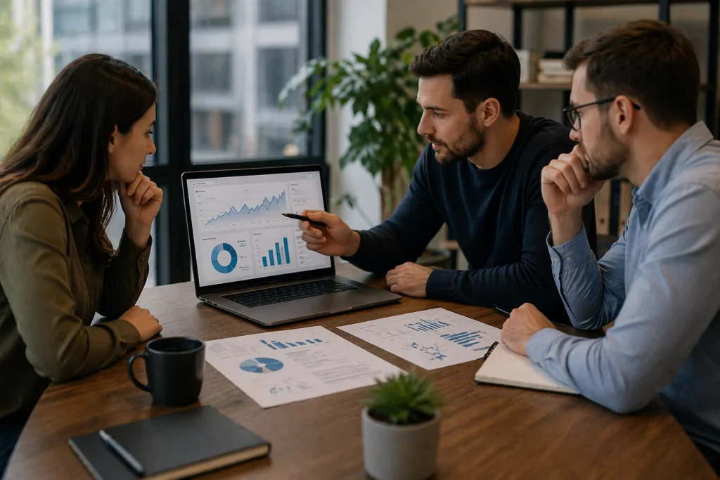 A SaaS SEO team