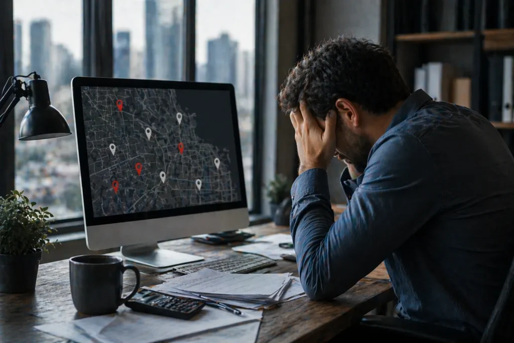 Stresses over invisible locations because of a one-size-fits-all approach